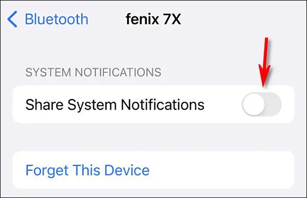 Comment désactiver les notifications sur les appareils Bluetooth connectés à l'iPhone