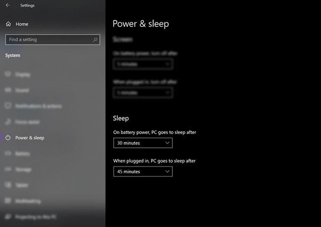 Windows 10 でスリープ モード設定をカスタマイズする方法