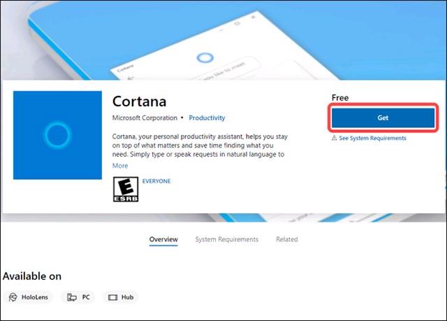 Windows 10에서 Cortana 가상 도우미를 완전히 비활성화합니다.