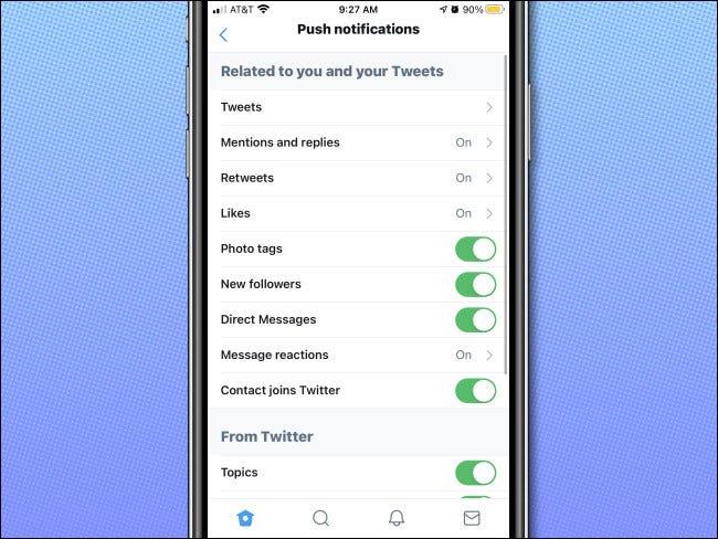 Comment désactiver et personnaliser les notifications de Twitter sur iPhone et iPad