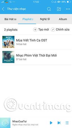 Come scaricare l'intera playlist Nhaccuatui sul tuo telefono