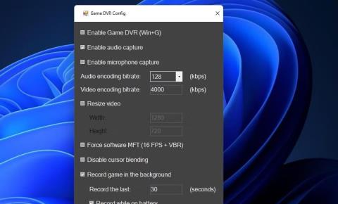 Comment corriger lerreur Le PC ne répond pas à la configuration matérielle requise pour les captures dans la barre de jeu sous Windows