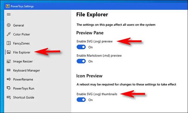 如何在 Windows 10 上啟用 SVG 檔案的縮圖