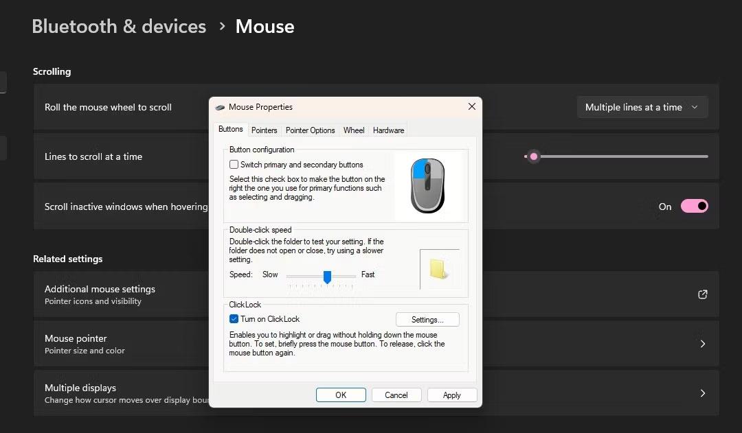 Comment activer Mouse ClickLock pour travailler plus facilement sous Windows