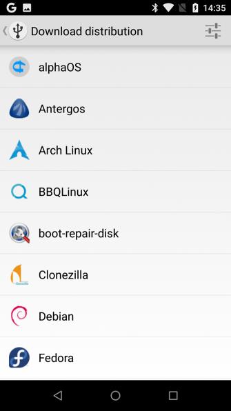 Istruzioni per ripristinare il computer utilizzando un dispositivo Android