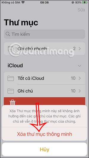 Comment utiliser les dossiers intelligents dans Note iPhone