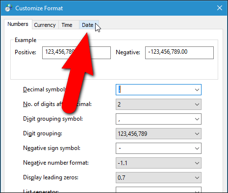 So ändern Sie das Datums- und Uhrzeitformat unter Windows: Ändern Sie Schrägstriche in Punkte