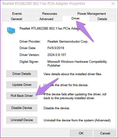 Comment corriger l'erreur de ne pas voir la carte réseau sous Windows 10