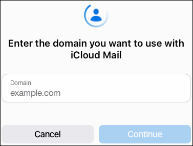 iCloud でカスタムメールドメインを設定する手順