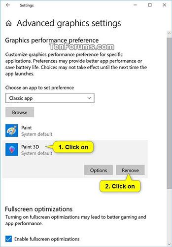 Comment choisir le GPU pour chaque application sous Windows 10