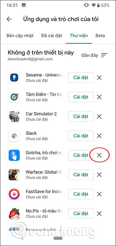 Comment supprimer l'historique de téléchargement sur Android