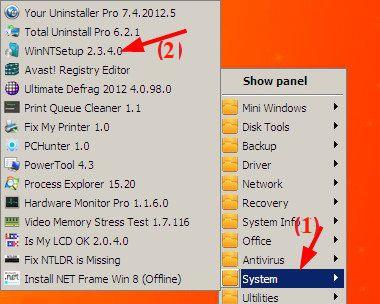 Comment installer Windows sur WinPE