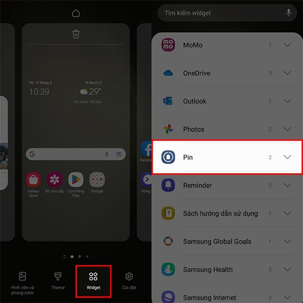 Comment installer le widget de notification de batterie d'appareil sans fil sur Samsung