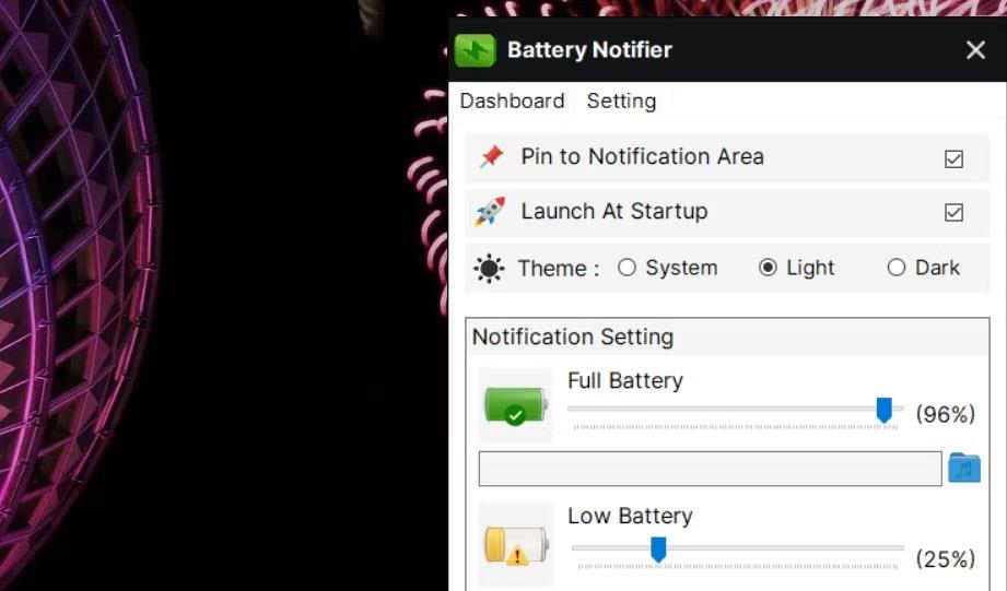 Comment ajouter une notification de batterie complètement chargée pour Windows 10/11