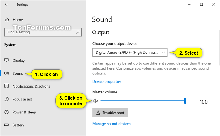 Come disattivare/attivare il volume in Windows 10