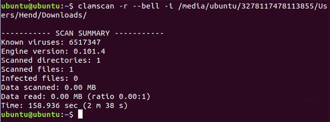 Rimuovi virus dal PC Windows utilizzando Ubuntu Live USB