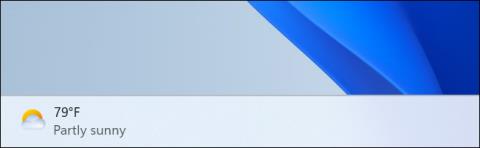 Windows 11 작업 표시줄에서 날씨 위젯을 켜는 방법