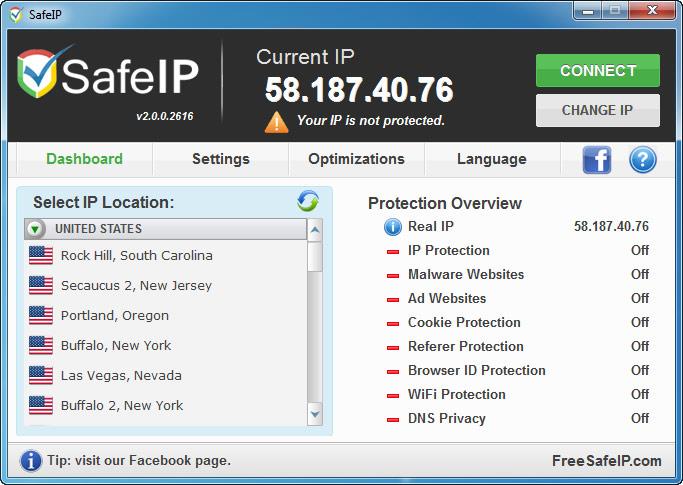 Fake IP, il miglior software per cambiare IP, naviga sul web in modo anonimo