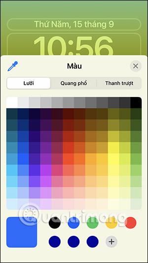 Comment définir l'écran de verrouillage couleur sur iPhone