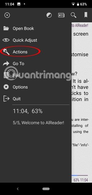 Instructions pour combiner Alreader et Text to Speech pour écouter et lire des livres sur Android