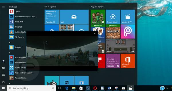 Come abilitare la funzionalità Picture in Picture Windows 10 Creators