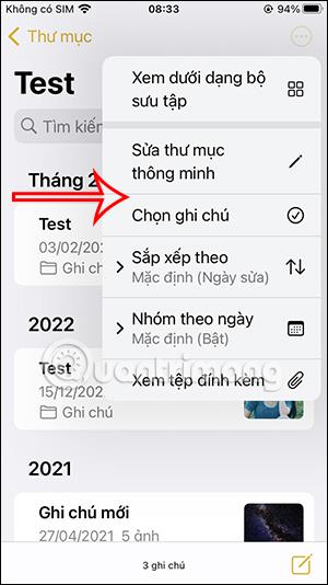 Comment utiliser les dossiers intelligents dans Note iPhone