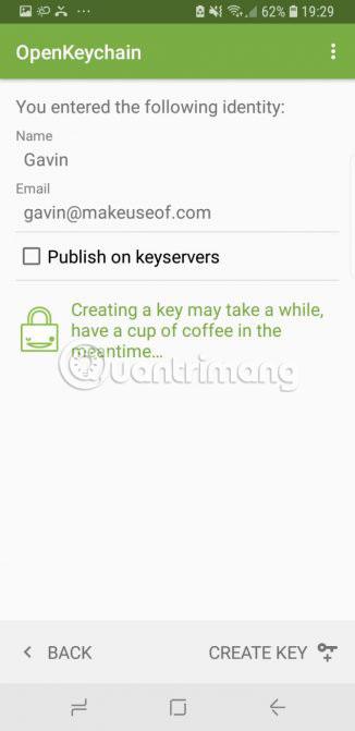 Come inviare e-mail crittografate su Android utilizzando OpenKeychain