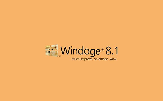 Fond d'écran Doge Windows, mème Doge Windows 11, fond d'écran Doge