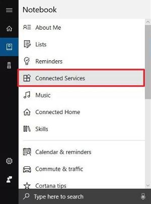 Come connettere l'account Gmail con Cortana su Windows 10