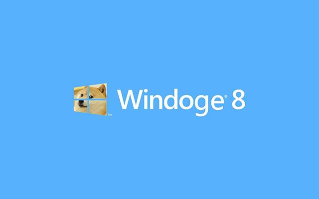 Fond d'écran Doge Windows, mème Doge Windows 11, fond d'écran Doge