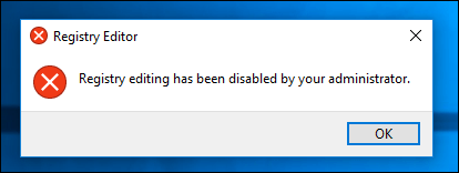 Blocca l'accesso all'editor del Registro di sistema su Windows 10/8/7
