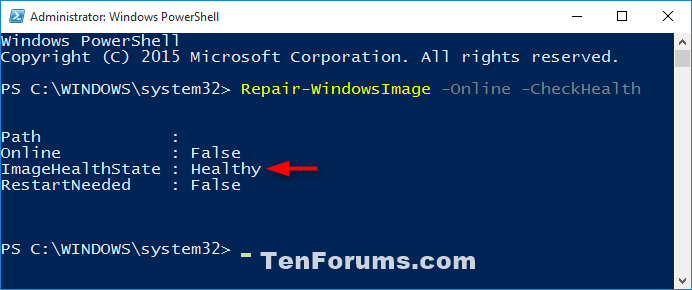 So reparieren Sie das Windows 10-Image mit DISM