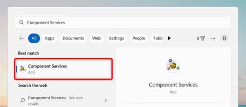 Comment ouvrir les services de composants dans Windows 11