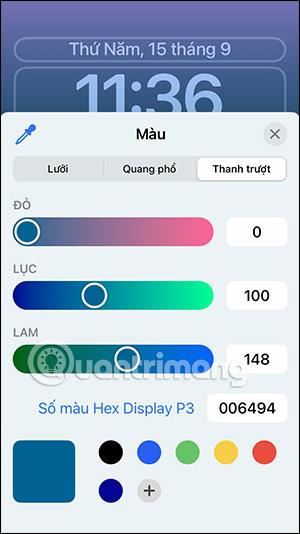 Comment définir l'écran de verrouillage couleur sur iPhone