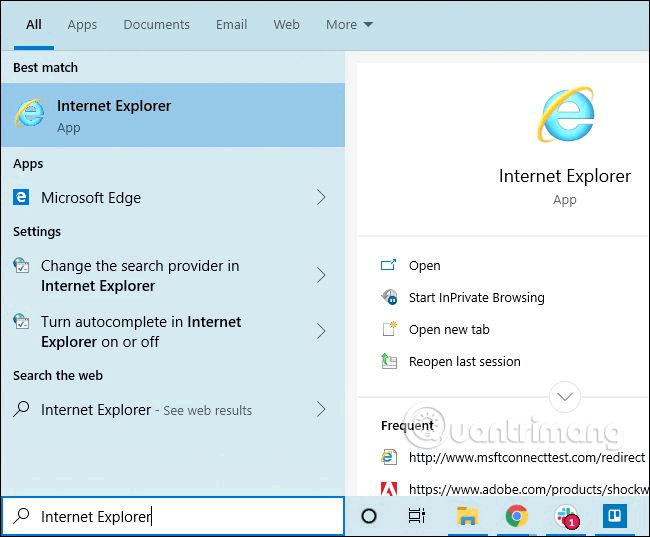 Comment ouvrir d'anciens sites Web dans Internet Explorer sous Windows 10