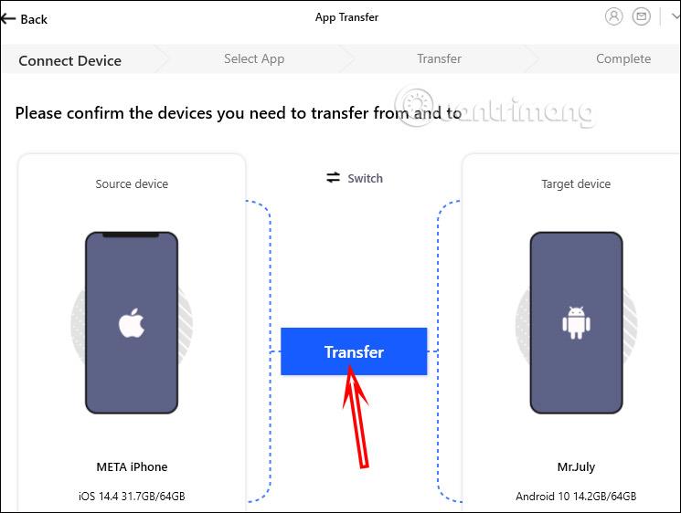 Come utilizzare PhoneTrans per trasferire i dati dell'iPhone su iPhone, Android