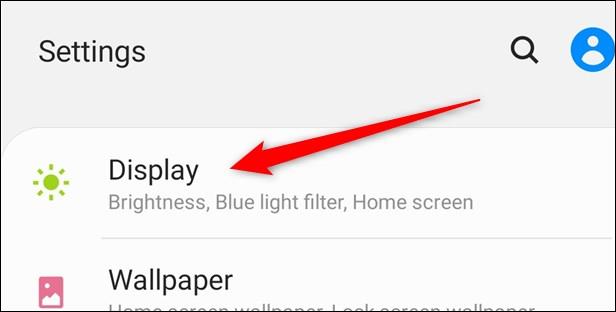 Comment changer la résolution de l'écran du Galaxy S20