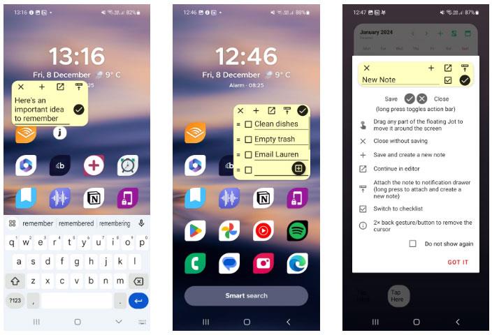 8 app Android per scrivere appunti direttamente sulla schermata home