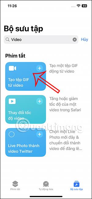 Instructions pour convertir des vidéos en GIF sur iPhone