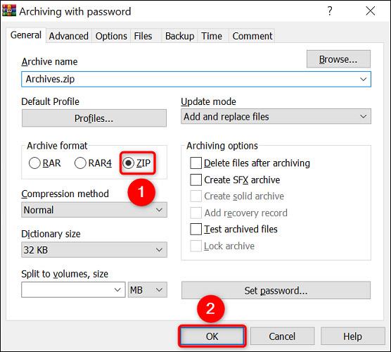 Come proteggere con password i file ZIP su Windows