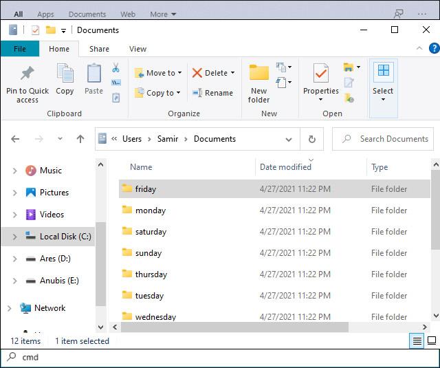 Comment créer plusieurs dossiers en même temps sous Windows 10