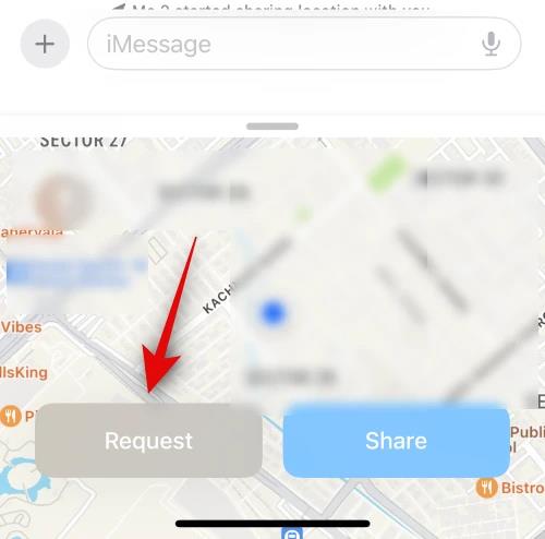 Comment envoyer la position directement dans les messages sur iPhone