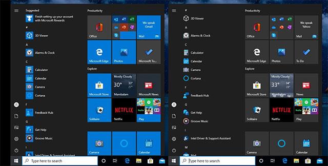 Come attivare il nuovo menu Start su Windows 10 20H2