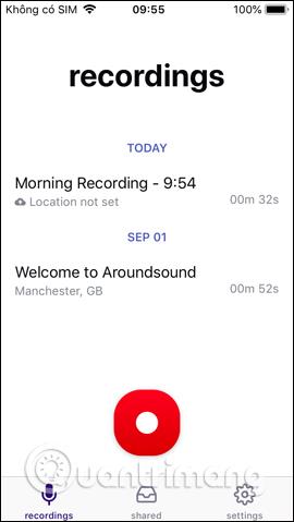 Come utilizzare Aroundsound per registrare l'audio sul tuo telefono