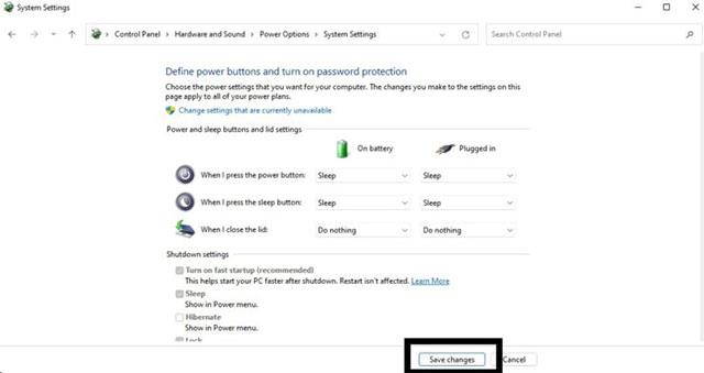 Windows 11 で画面を折りたたんだ場合でもラップトップが正常に動作するように設定する方法