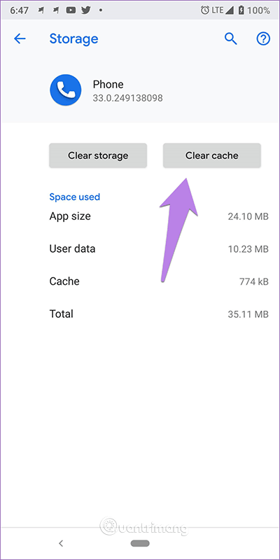 Come correggere l'errore di non visualizzare le chiamate in arrivo sullo schermo Android