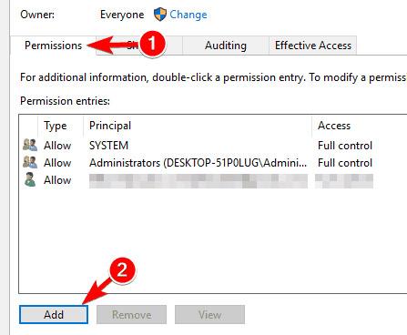 Correggi l'errore "È necessaria l'autorizzazione per eseguire questa azione" in Windows 10, 8.1 e 7
