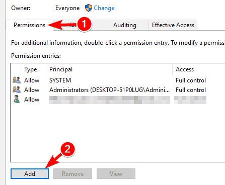 Correction de l'erreur « Vous avez besoin d'une autorisation pour effectuer cette action » dans Windows 10, 8.1 et 7