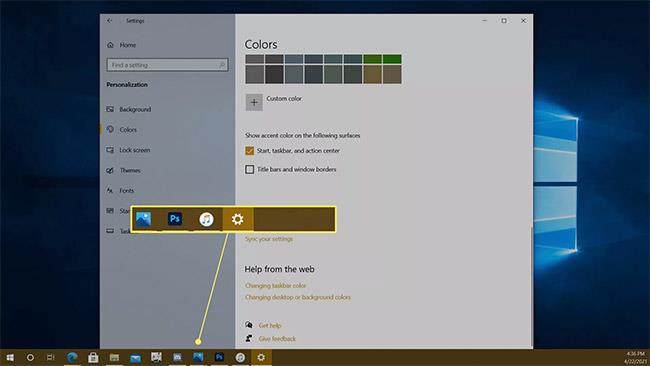 Come cambiare il colore della barra delle applicazioni di Windows 10