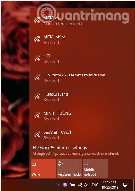 如何在 Windows 10 上刪除已儲存的 WiFi？